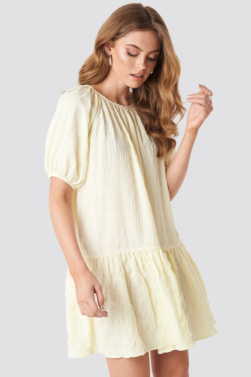Robes Robes à volants | Structured Tiered Mini Dress - BL13071