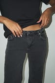 DK Grey Super Low Waist Jeans