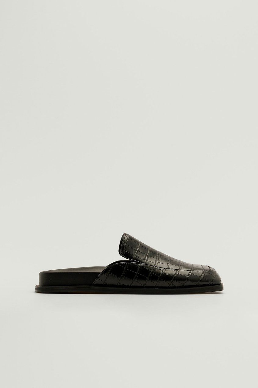 Schuhe Loafers | Sehr Eckige Slip-In Halbschuhe - RN75054