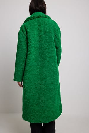 Teddy Coat Green | NA-KD