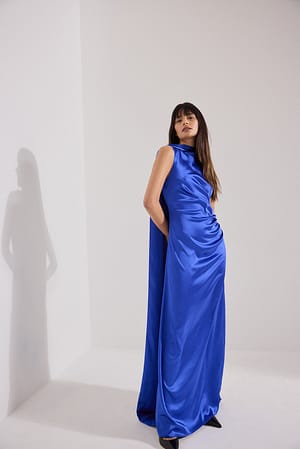 Blue Fredrik Robertsson x NA-KD The Maxi Dress