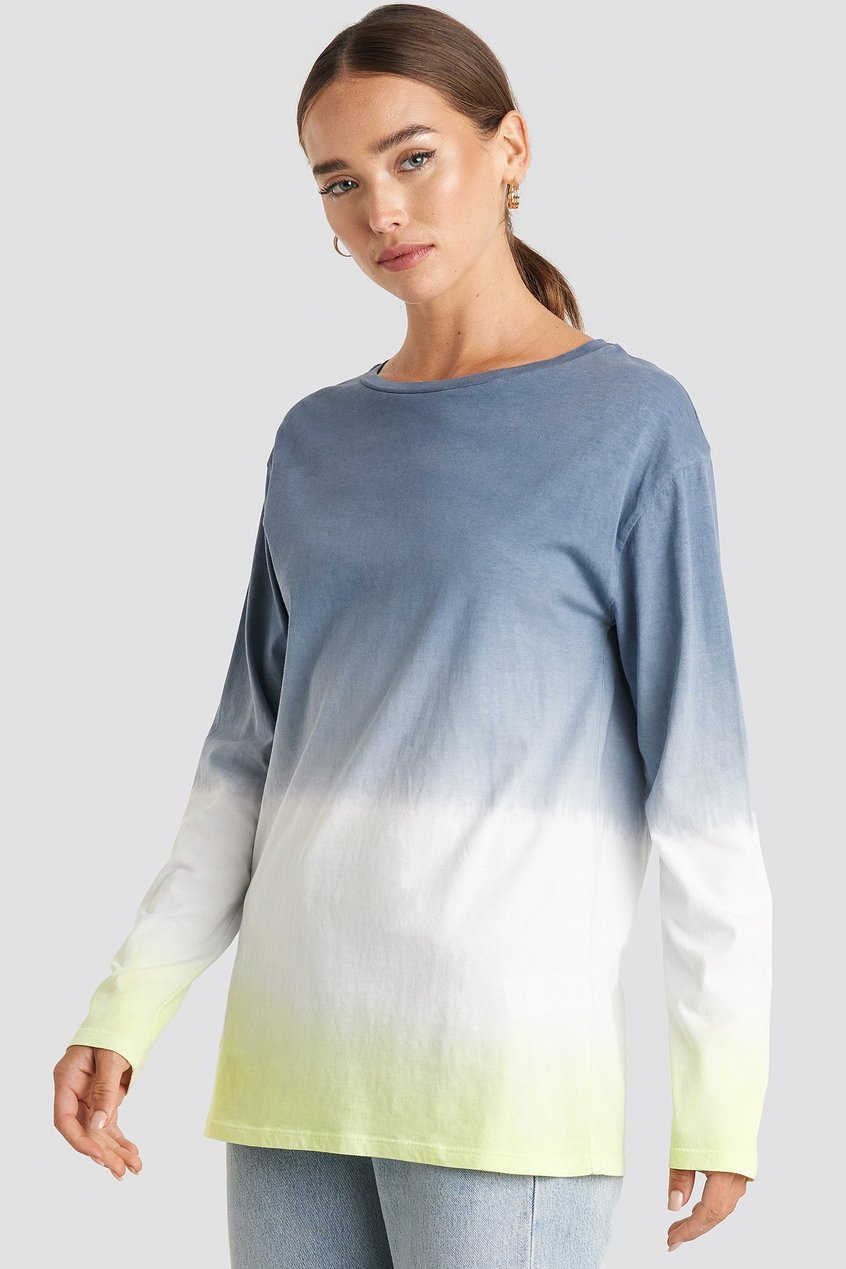 Oberteile Tie-Dye | Tie Dye Long Sleeve T-shirt - EX69063