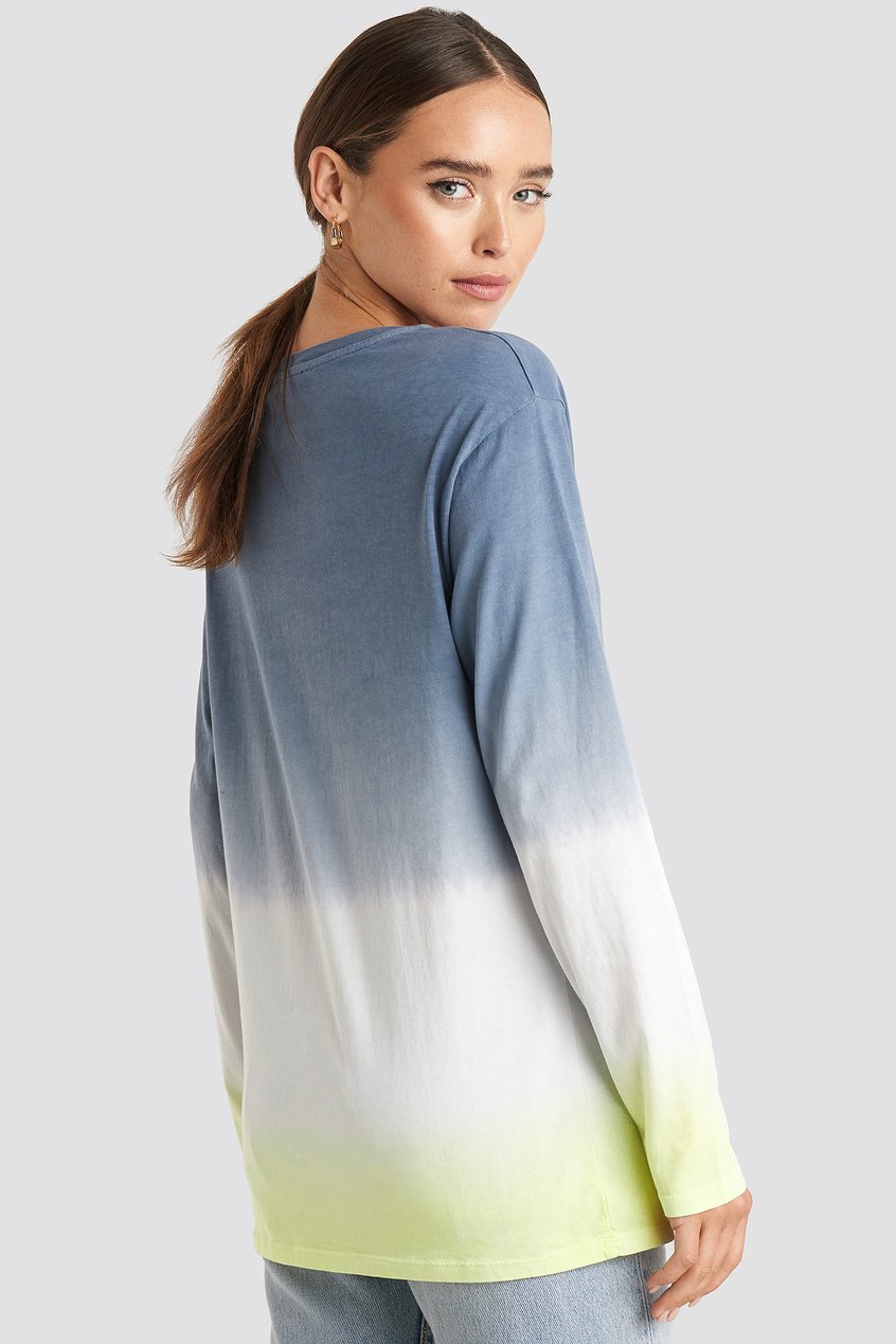 Oberteile Tie-Dye | Tie Dye Long Sleeve T-shirt - EX69063