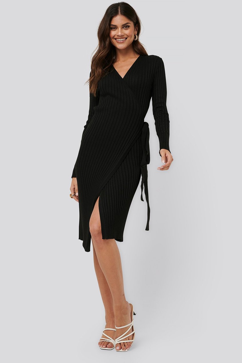 Robes Robes Pull | Tie Front Knit Dress - CE30542