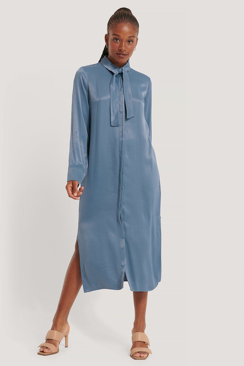 Kleider Influencer Collections | Kleid Mit Geknotetem Nacken - CL36496