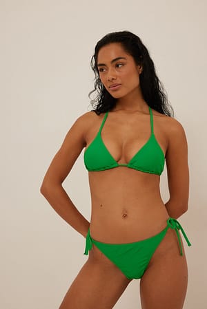Green Slip bikini con laccetti