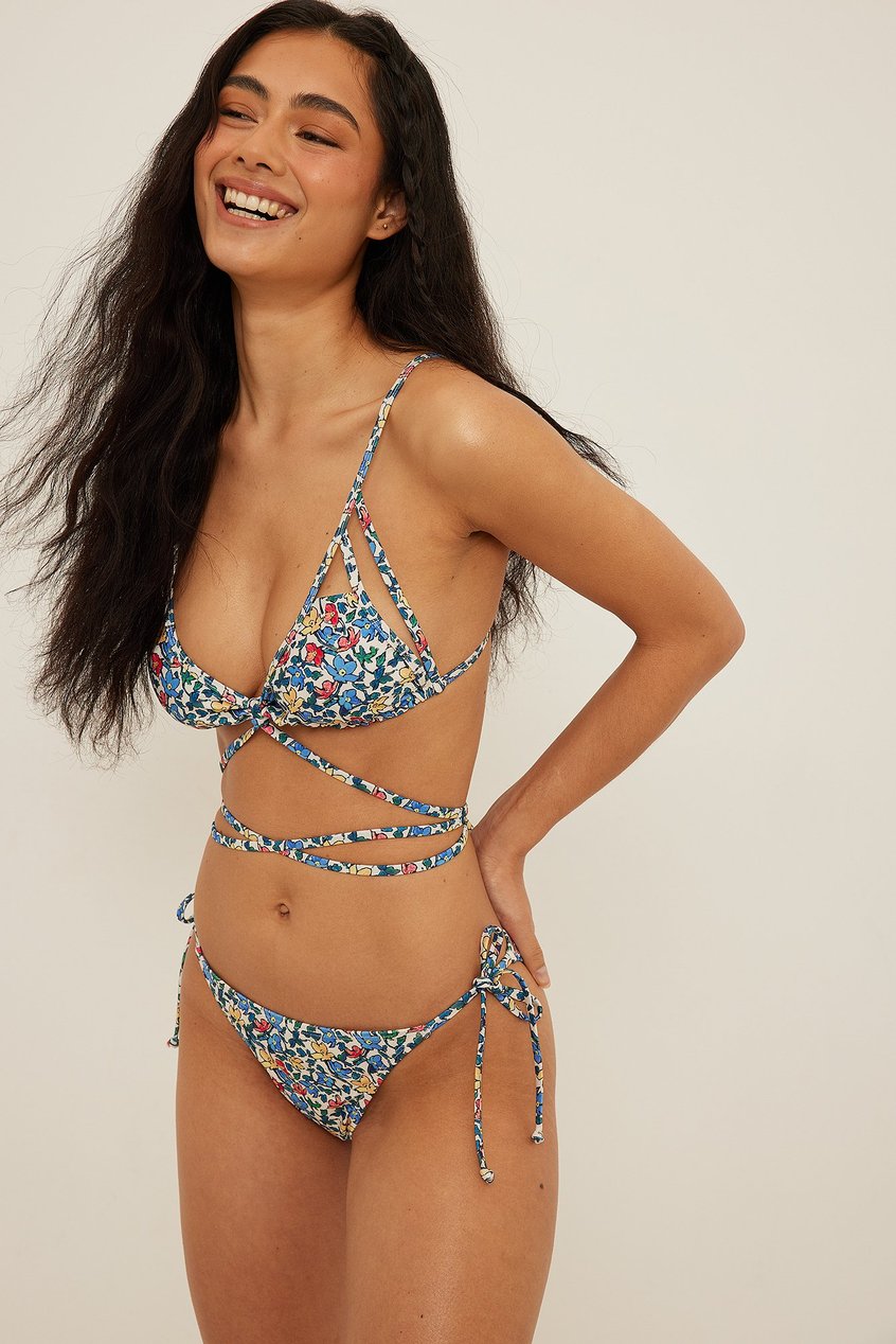 Schwimm & Strandbekleidung Bikini Unterteile | Bikini-Höschen mit Schnüren - NL80611