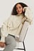 Turtleneck Flounce Knitted Sweater