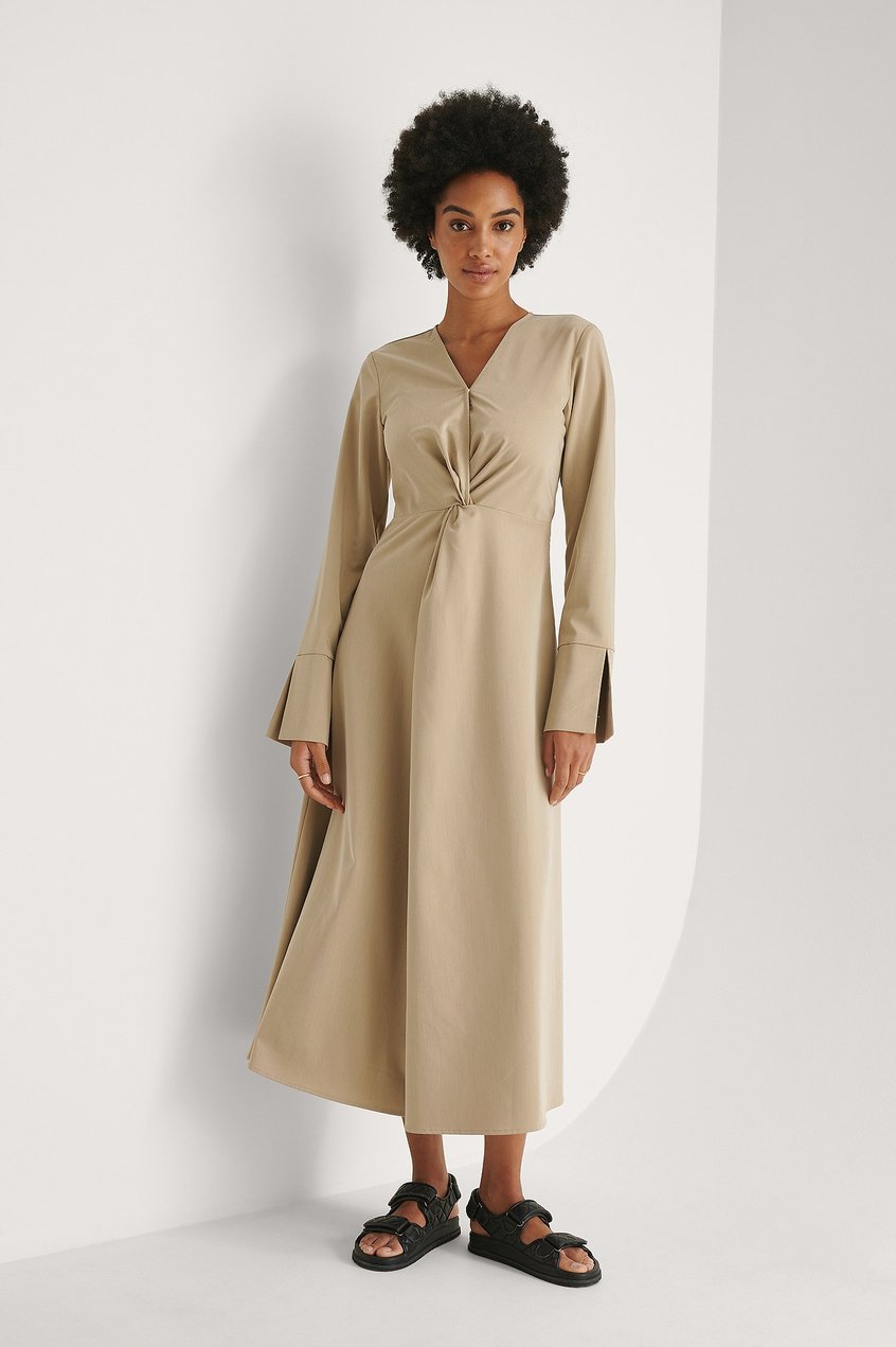 Robes Robes de Printemps | Torsadée Robe À Détails - FX99811