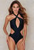 Twisted Front Cut Out Swimsuit