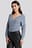 V-Neck Wide Rib Knitted Sweater
