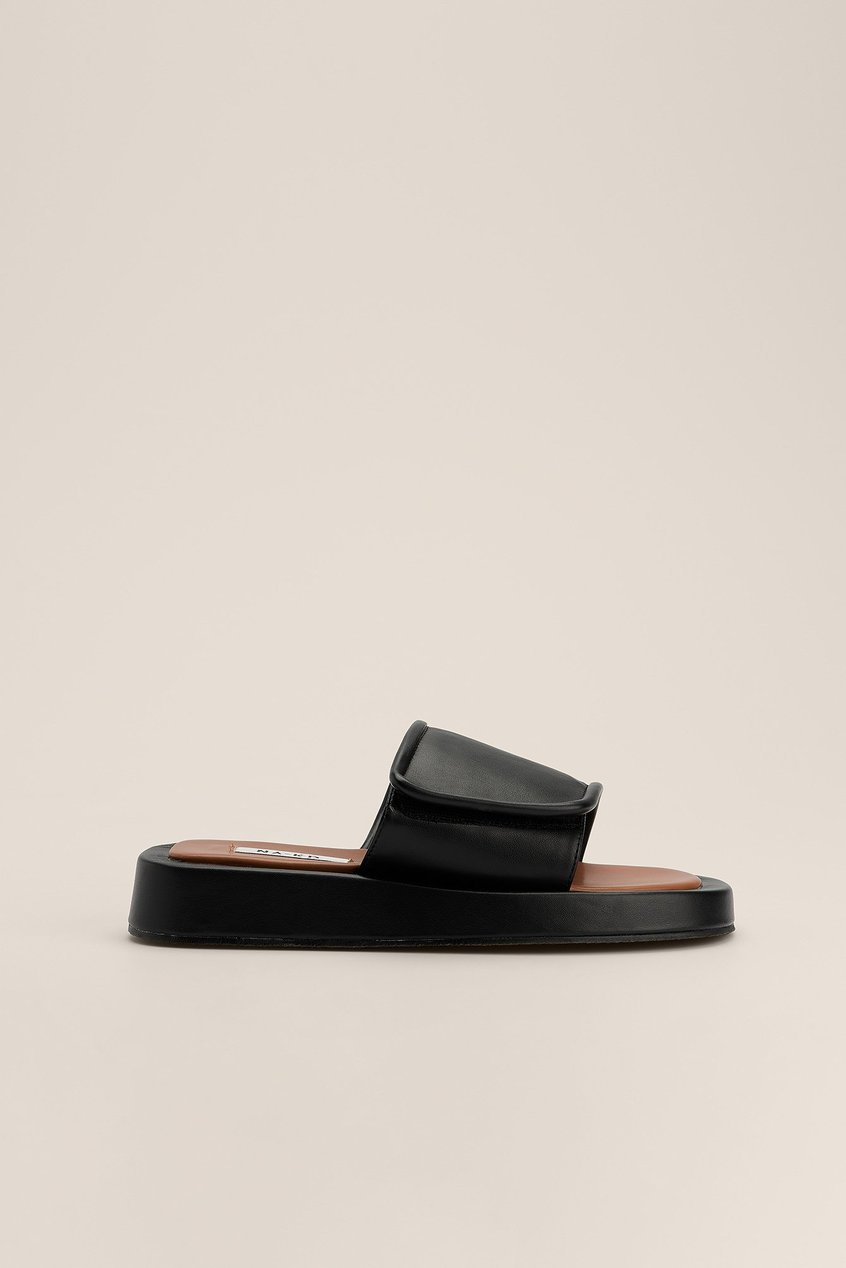 Schuhe Sandalen | Slipper mit Klettverschluss - KU42593