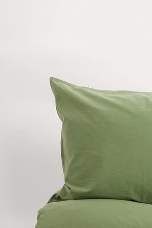 Green Washed Organic Cotton Bedding Set Single