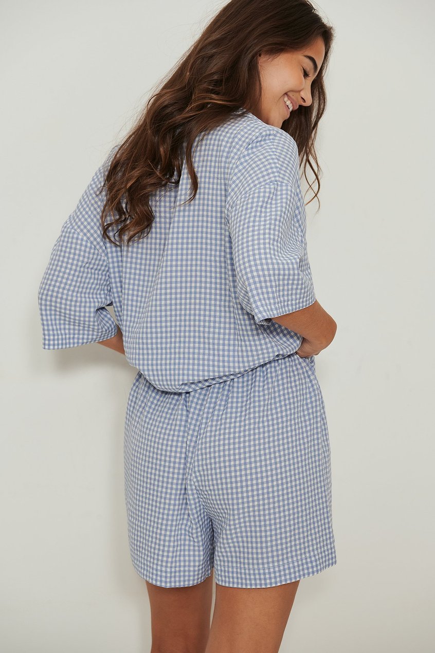 Lencería Pyjamas | Pantalón corto loungewear ancho elástico - KR60558