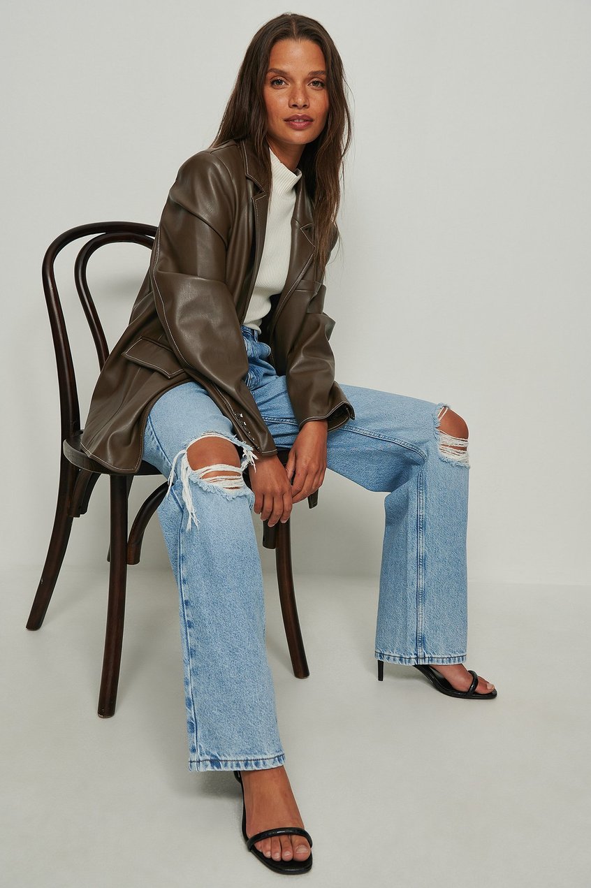 Jeans Influencer Collections | Bio-Jeanshose mit weiten Beinen - BH36602