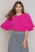 Wide Sleeve Frill Top