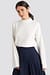 Wide Sleeve Round Neck Knitted Sweater