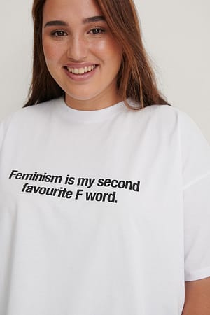White Camiseta Women's Day