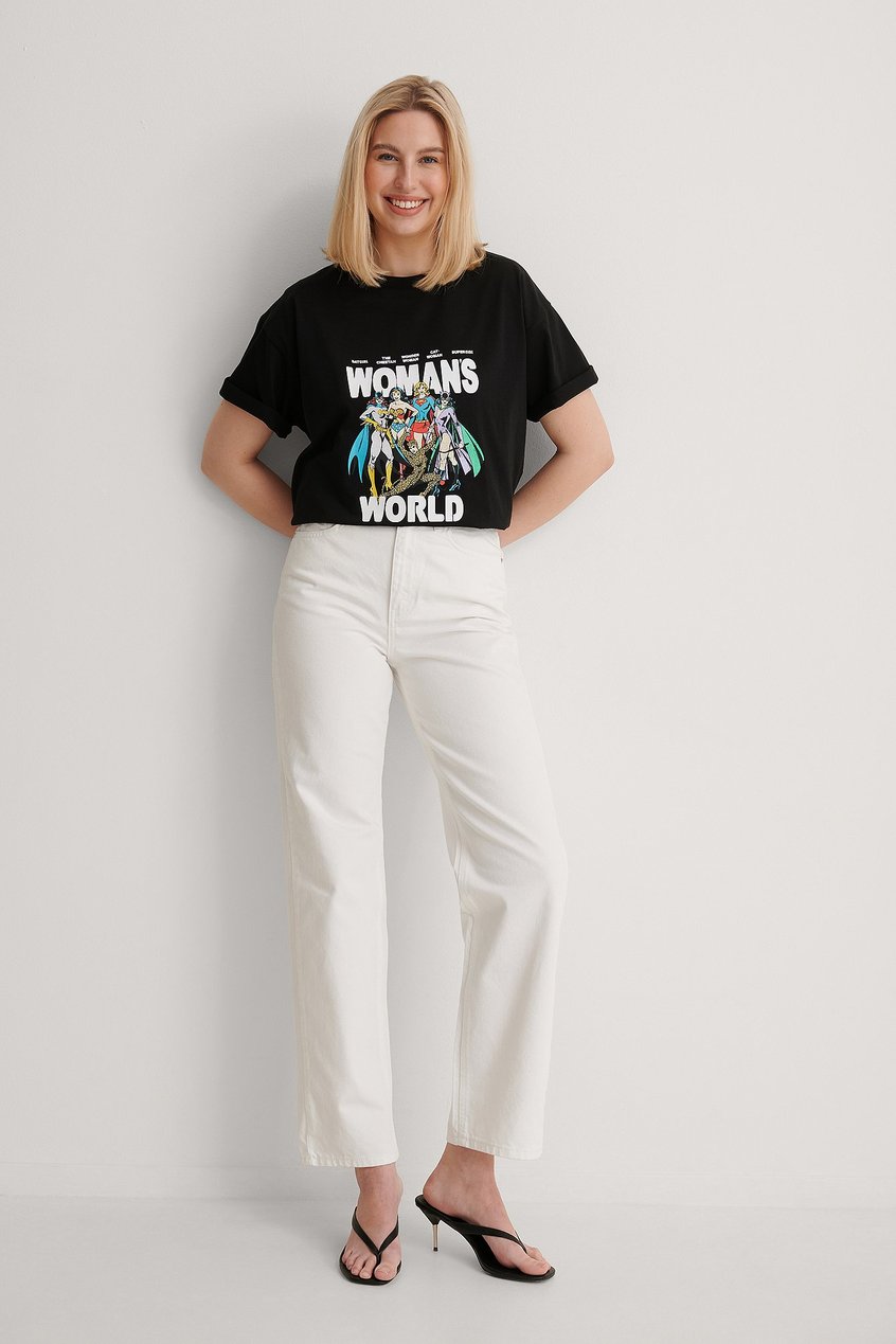 Lizenzierte Produkte T-Shirts | Organisches Wonder Woman Oversize-T-Shirt - EI10336