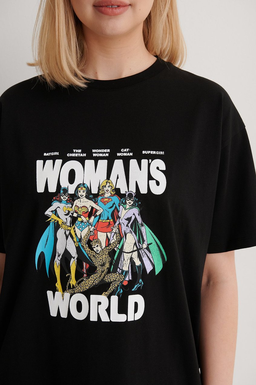 Lizenzierte Produkte T-Shirts | Organisches Wonder Woman Oversize-T-Shirt - EI10336
