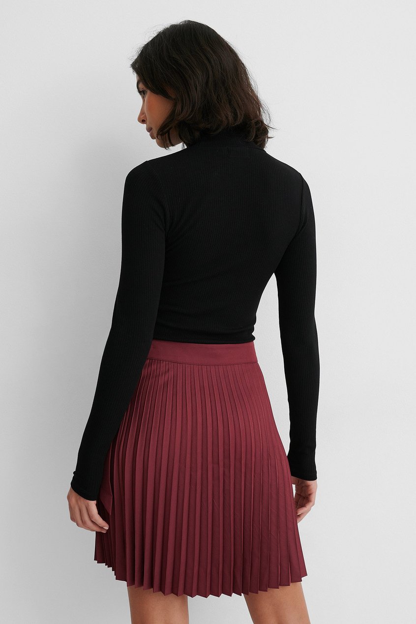 Röcke Wickelrock | Wrap Pleated Mini Skirt - QC99946