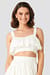 Frill Detailed Cropped Singlet