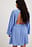 Teksturowana sukienka mini z odsłoniętymi plecami