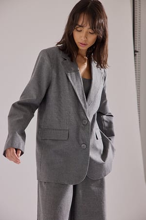 Grey Oversize blazer