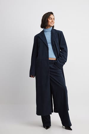 Oversized Corduroy Coat Outfit