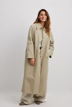 Oversized Dropped Shoulder Trenchcoat Outfit