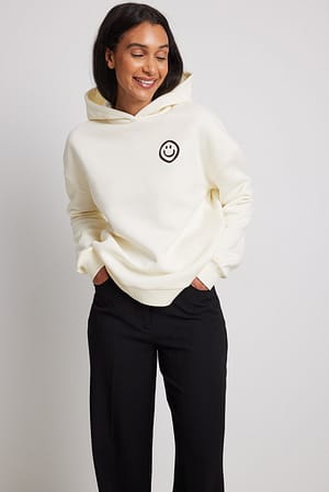 Off White Oversized Hoodie