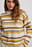 Oversized Knitted Striped Sweater