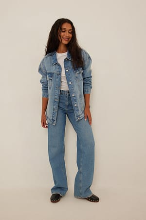 vitalitet lede efter kanal Denim jakke til dame - find flotte jeans jakker her | NA-KD