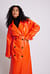 Cappotto trench oversize in PU