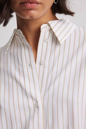 Stripe Oversized Striped Shirt