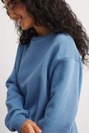 Stone Blue Oversized Sweatshirt