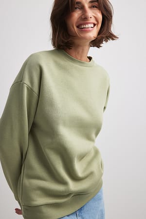 Light Khaki Oversize sweatshirt