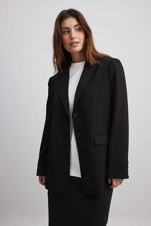Black Blazer oversize habillé