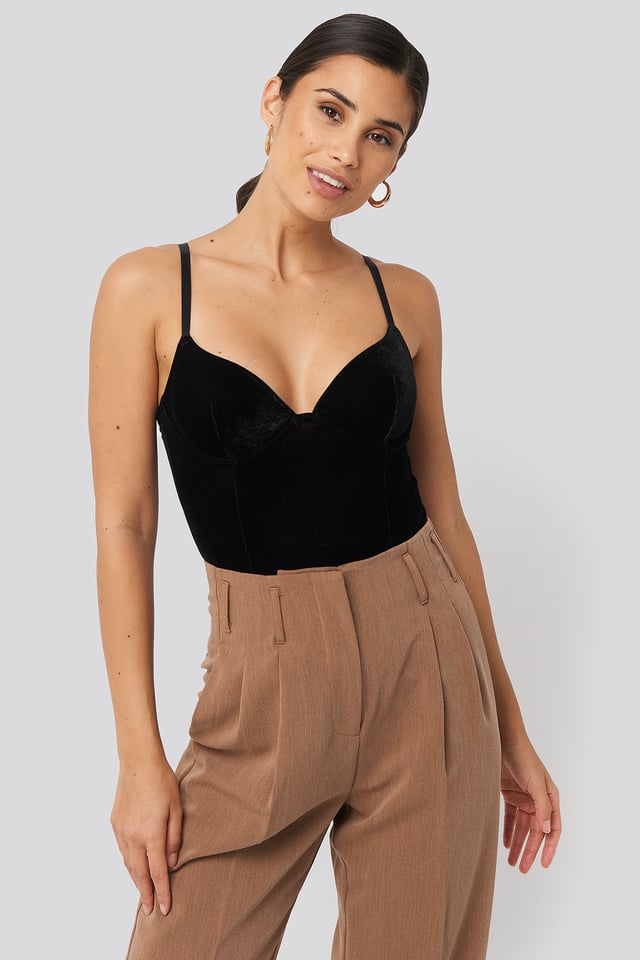 Mabel Bodysuit Black Caviar