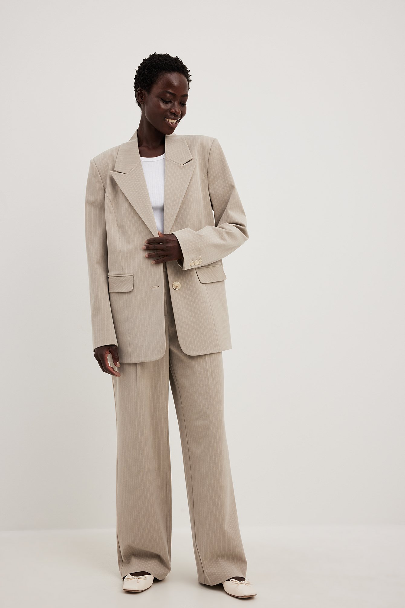 Marc Jacobs: Green 'The Pinstripe Suit' Trousers | SSENSE UK