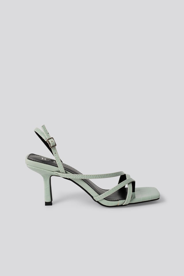 Anina Sandal Mint Croc