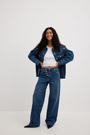 Mid Blue Recycelte Jeans