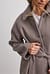 Regular Raglan Sleeve Belted Coat