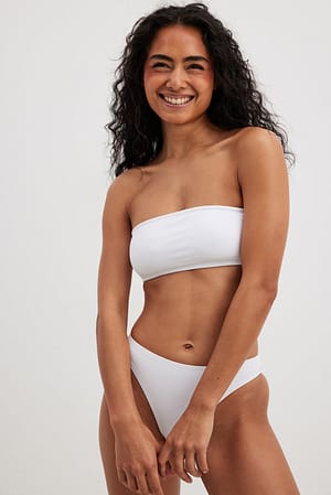 White Ribbade bikinitrosor