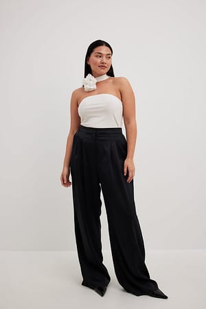 Rose Tube Top Outfit