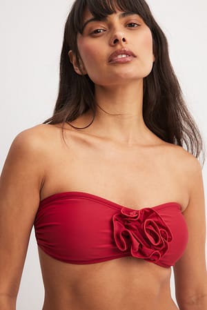 Red Top bandeau rosa