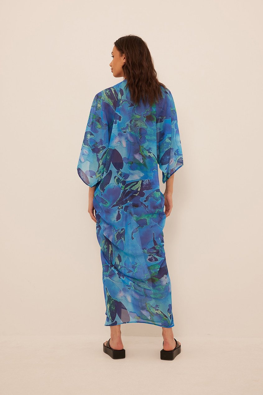 Robes Robes de plage | Caftan mousseline - FI65751