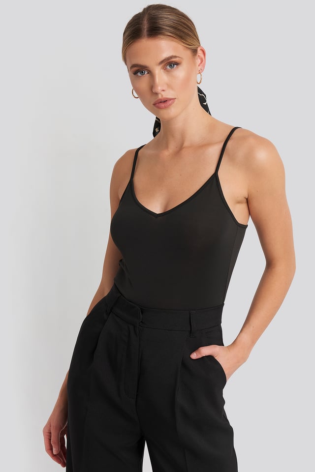 Sofia Basic Singlet Black