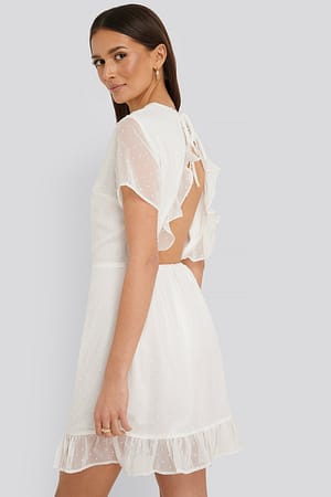 White Rut&Circle Lovisa Mini Dress