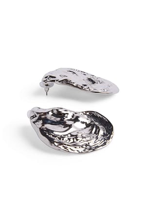 Silver Seashell Earrings